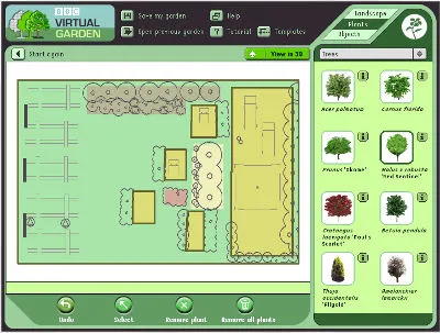 Virtual Garden - darmowy program do projektowania ogrodów od BBC
