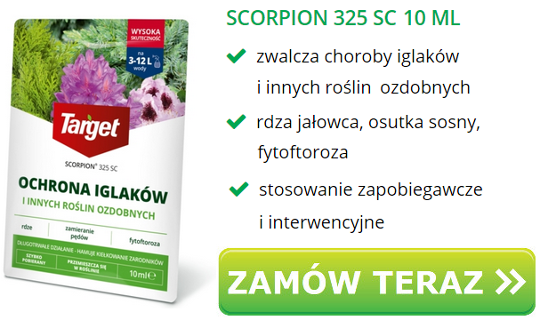 scorpion 325 sc choroby iglaków